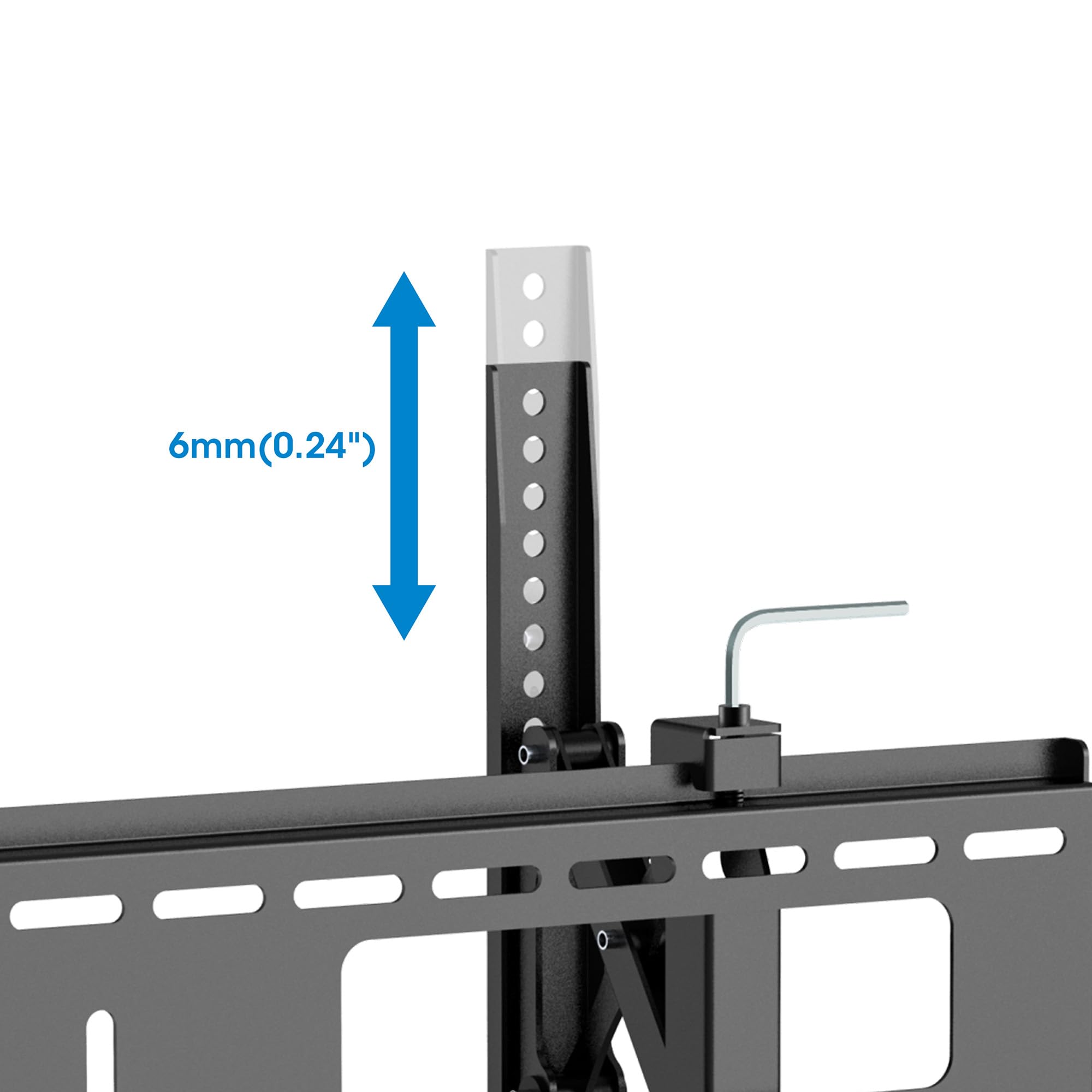 MANHATTAN 461863 Diebstahlsichere Wandhalterung für Flachbildfernseher LCD LED Plasma bis zu 74,8 kg