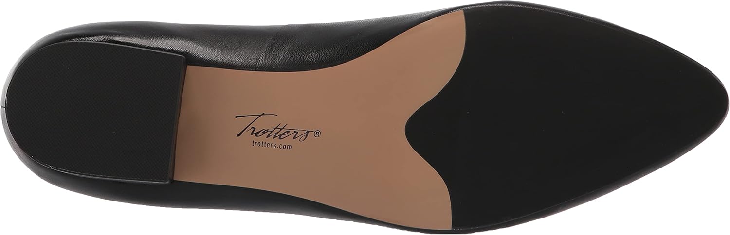 Trotters Jewel Black Leather 5 M (B)
