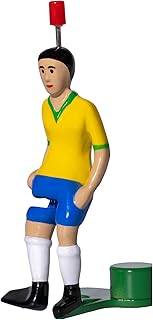 TIPP-KICK Star-Kicker Brasil I Jugadores Originales para jóvenes y Mayores I Diviértase Jugando con Esta Figura de fútbol en Todos Nuestros futbolines I Accesorios I Camiseta Amarilla