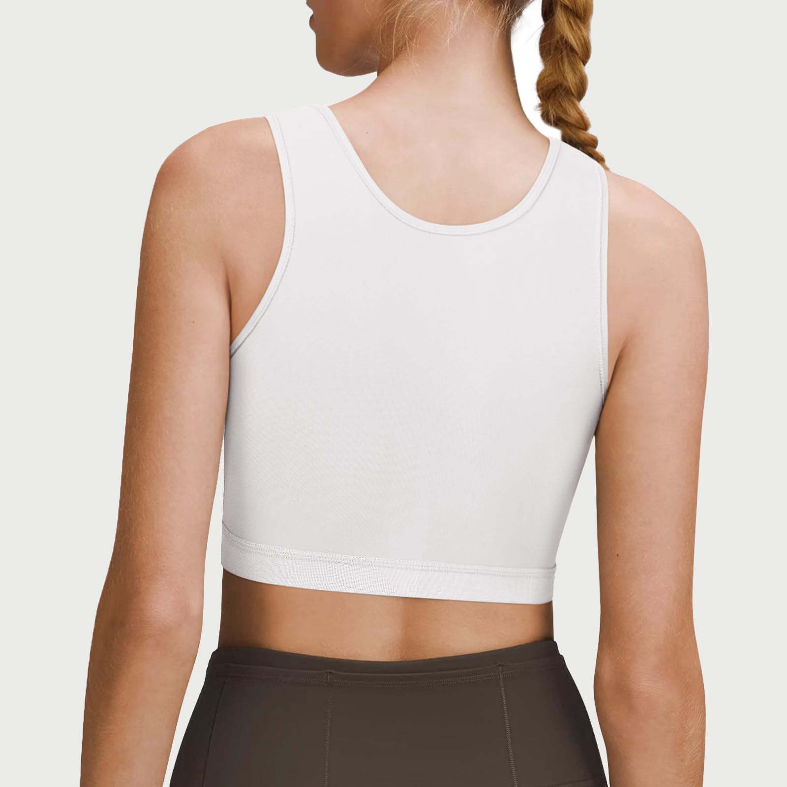 Transgender Chest Binder FTM Binder Trans półpiersiowy biustonosz kompresyjny tank top