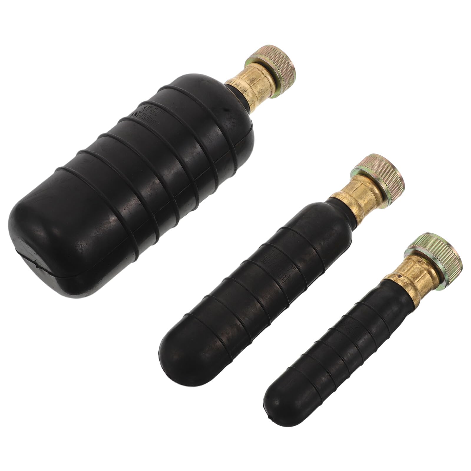 Desatascador de Vejiga para Desagües (3 Unidades) de Goma, Herramienta para Desatascar Tuberías Principales de Alcantarillado, Limpieza Eficaz para Fregadero Cocina, Lavabo Baño