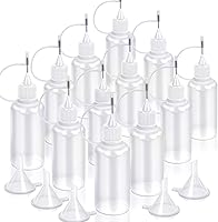 Vista 1 de YGDZ Botellas Aplicadoras de Punta de Precisión, 12 Piezas Botellas de Pegamento de Punta Fina con Aguja de 1 Onza con 5 Mini Embudos
