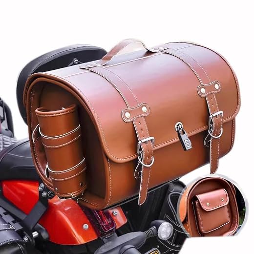 Motorcycle Leather Tail Box for Suzuki