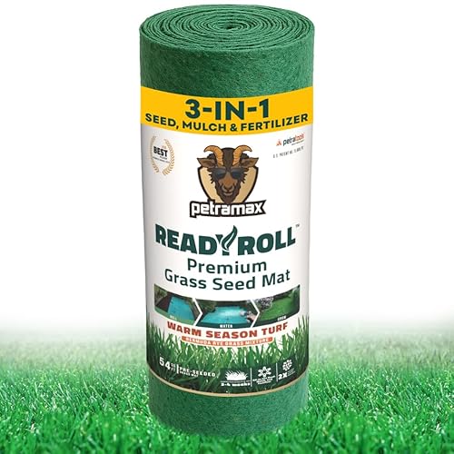 Petramax ReadyRoll Biodegradable Bermuda Grass Seed Mat for Southern Lawn