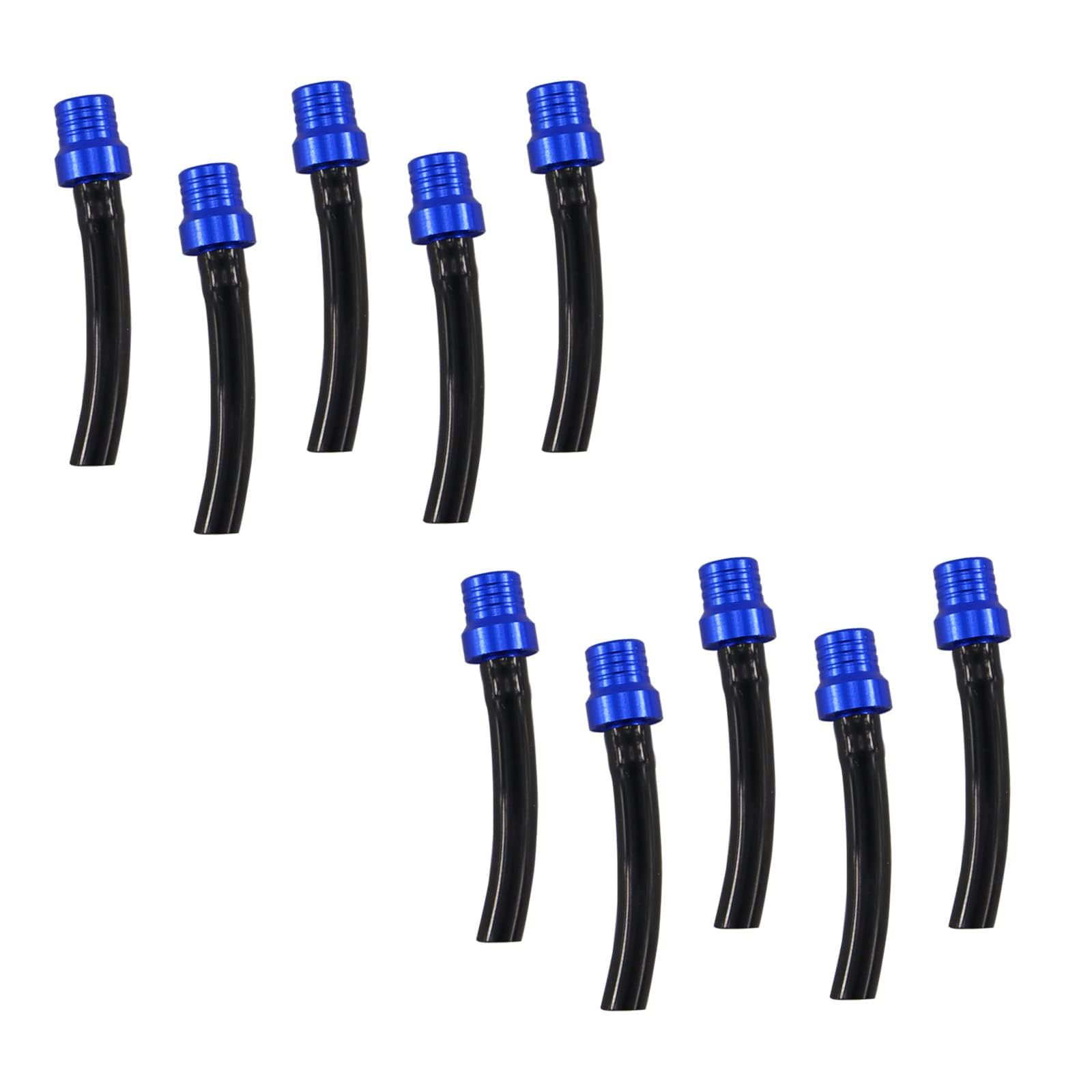 PRO BAT 10-Pack Fuel Cap Vent Tubes – One-Way Breather For ATV, Dirt Bike, Motorcycle (Black & Blue) - View #10