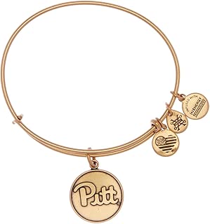Alex And Ani University of Pittsburgh Charm Gold One Size Bracelet AS16CLC01RG - coolthings.us