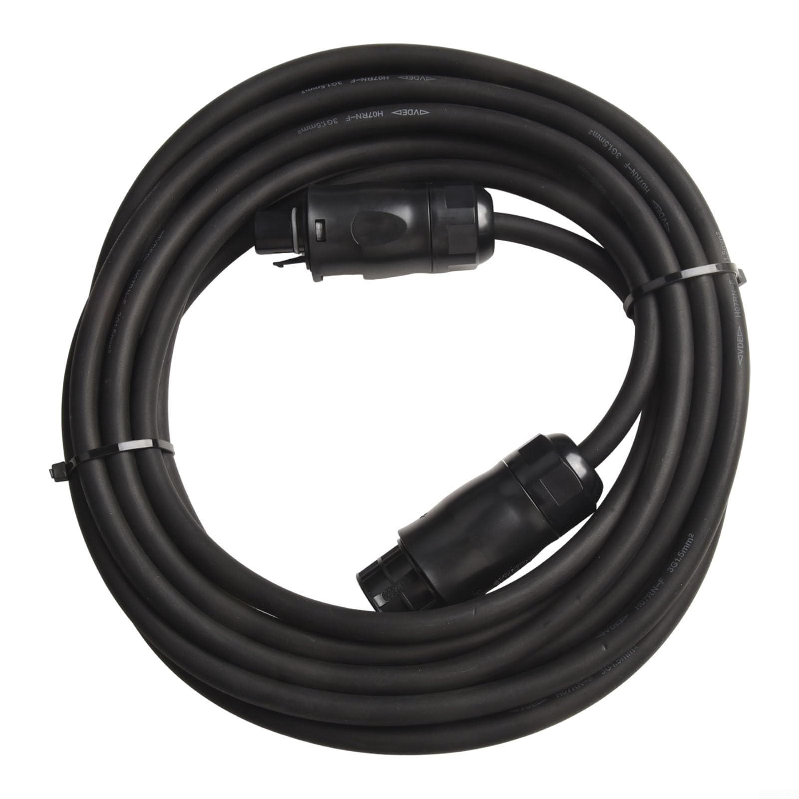 Cavo di prolunga con presa BC01 su H07RN-F 3 x 1,5 mm², cavo di collegamento in gomma, resistente alle intemperie, per micro-inverter e centrali elettriche da balcone (6 metri)