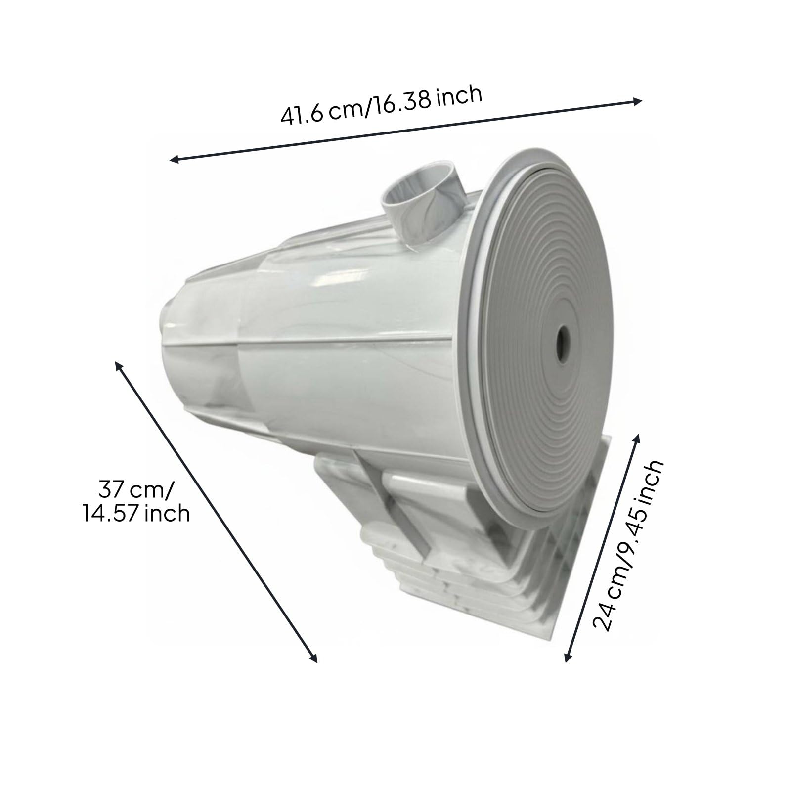 Colcolo Skimmer de Piscina Muro Skimmer Filtro Depurador Desnatador Empotrable Material Resistente a Intemperie para Succión de Superficie y Equilibrio del, Fl-0030-Rc
