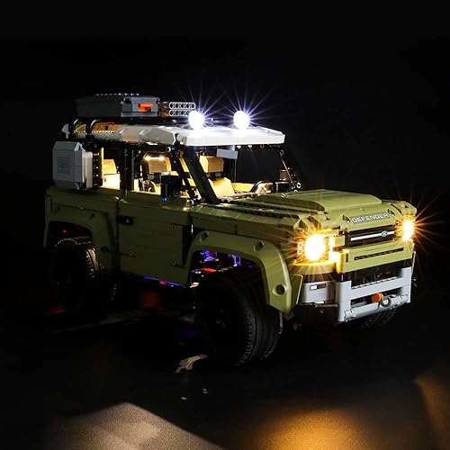 Miniatura 3 de BRIKSMAX Kit de iluminación LED para Land Rover Defender - Compatible con el modelo de bloques de construcción Lego 42110 - No incluye el juego de