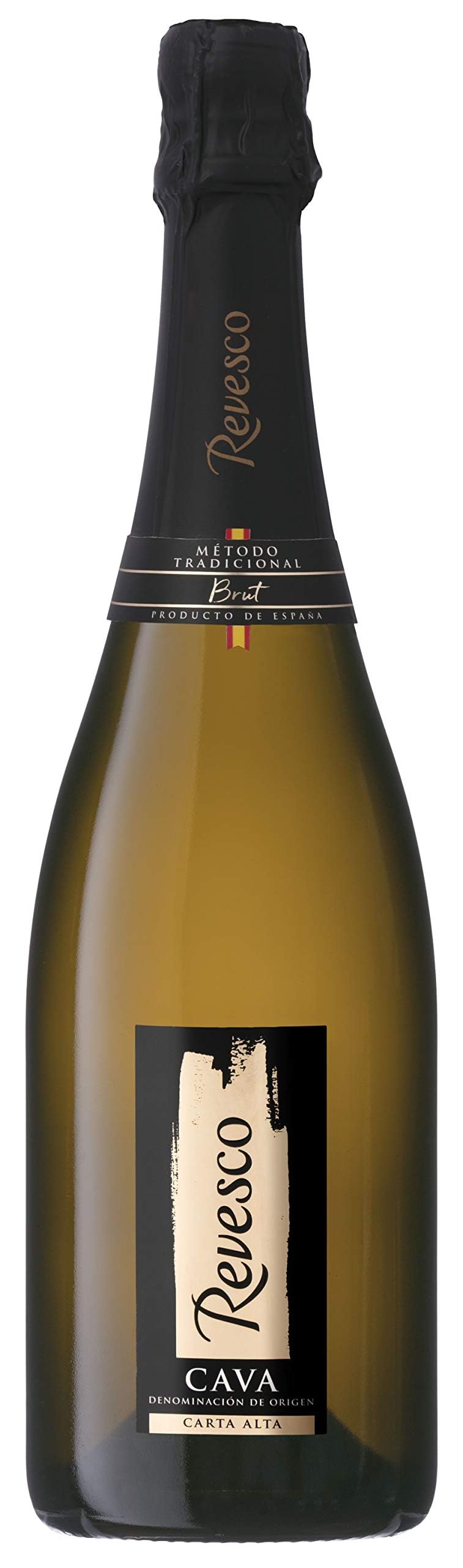 Revesco Brut – Cava Méthode Traditionnelle - Vin d'Espagne - Lot de 6 bouteilles x 75 cl