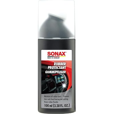 SONAX Rubber Protectant | GummiPfleger | Rubber Trim and Seal Conditioner | Prevents Sticking in Winter | Easy Application | Prolongs Rubber Seals | 340100