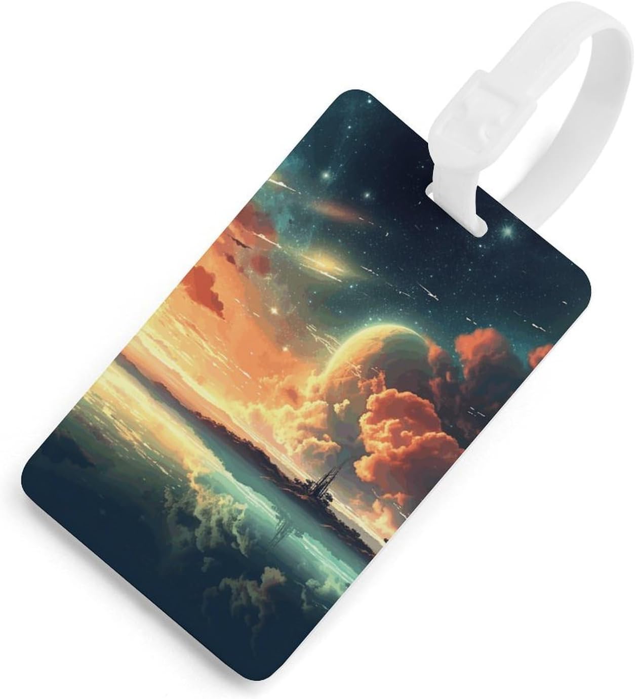 Anime Luggage Tag with Custom Photos, Identifiers Travel Tags, Outdoor Bag ID Identifier Luggage Tag for Suitcase, Long Flight Must Haves Travels Gift