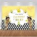 Mehofoto Bee Gender Reveal Backdrop What Will Little Honey Bee Photography Background 7x5ft Vinyl Bees Baby Gender Reveal Party Banner Backdrops
