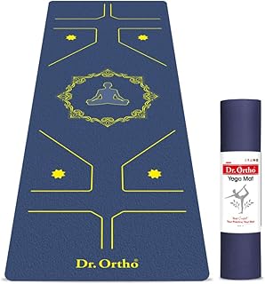 Dr.Ortho Thermoplastic Elastomers Yoga Mat For Men & Women, Exercise Mat For Home & Gym Workout, 6MM Thick Workout Yoga Ma Price In India