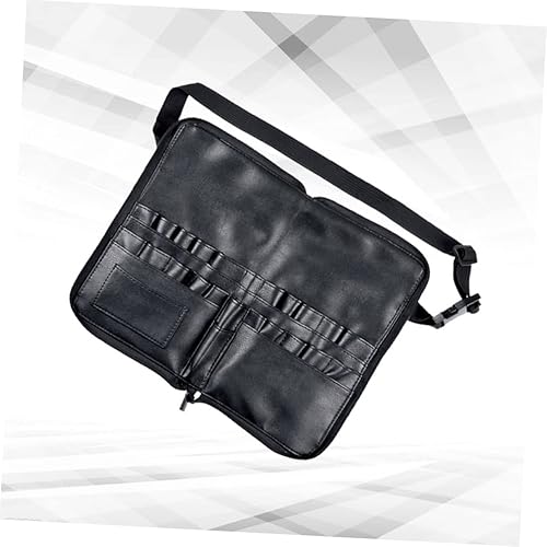 Miniatura 2 de Beavorty Profesional cepillo de maquillaje bolsa de la cintura cosmética de la PU para las mujeres maquillaje cepillo organizador 24 tubos 4