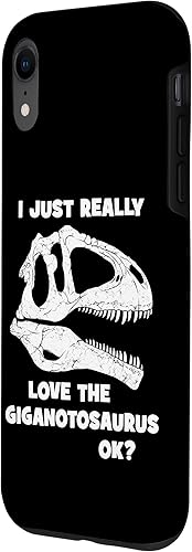 Vista 23 de iPhone 12/12 Pro Giganotosaurus Fossil Skull Dinosaur Huesos, Funda Giganotosaurus