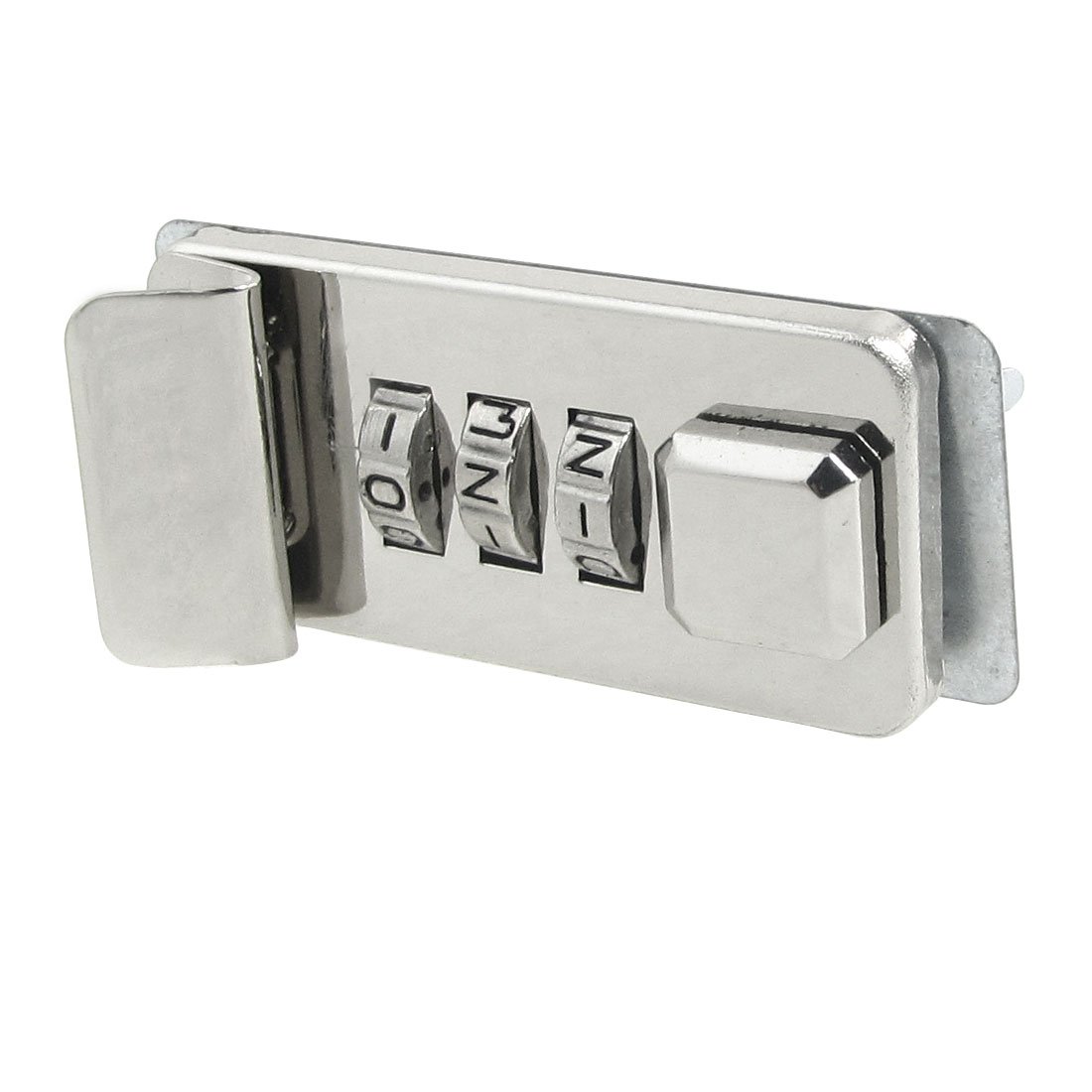 Aexit Digital Password Padlocks & Hasps Resettable Suitcase Coded Lock Combination Padlocks Silver Tone