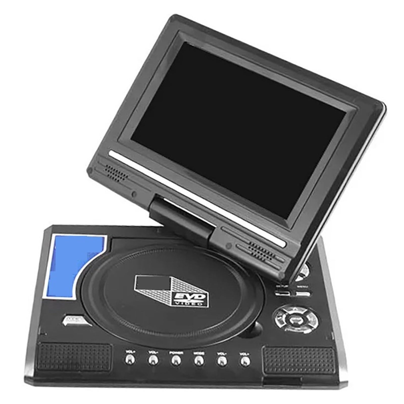 Lettore Dvd Lettore Dvd Portatile for Auto da Casa da 7,8/9,8 Pollici VCD CD Gioco Lettore TV Adattatore Radio USB Supporto for La Ricezione della Radio FM(7.8 inch)