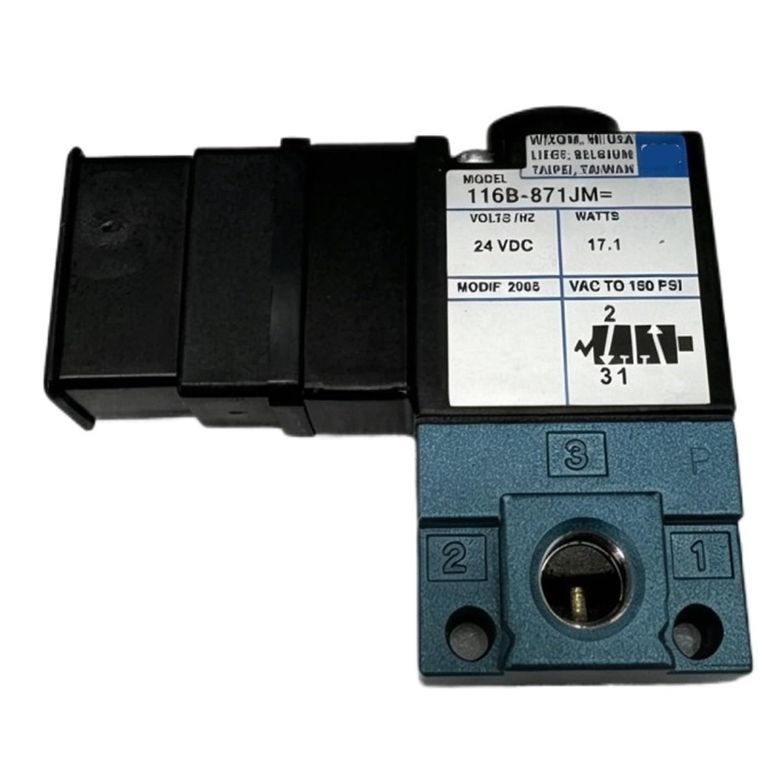 Électrovanne 117B-111JA anti-fuite, solution de remplacement pour vannes industrielles