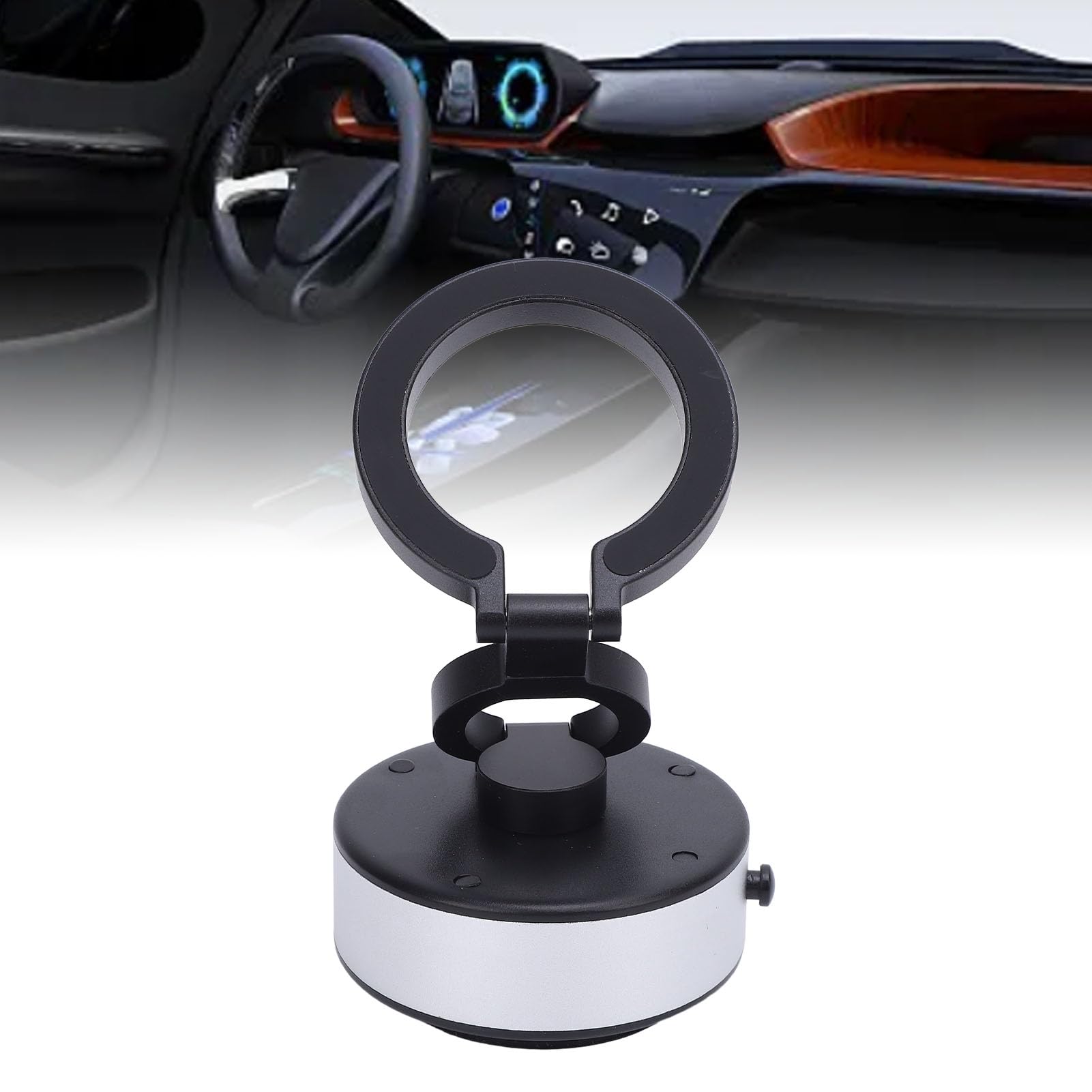 Supporto per Telefono per Auto, Supporto per Telefono Magnetico Portatile Pieghevole con Rotazione di 360 Gradi, per a Ventosa con Forte Assorbimento del Vuoto per Tutti gli Smartphone nel