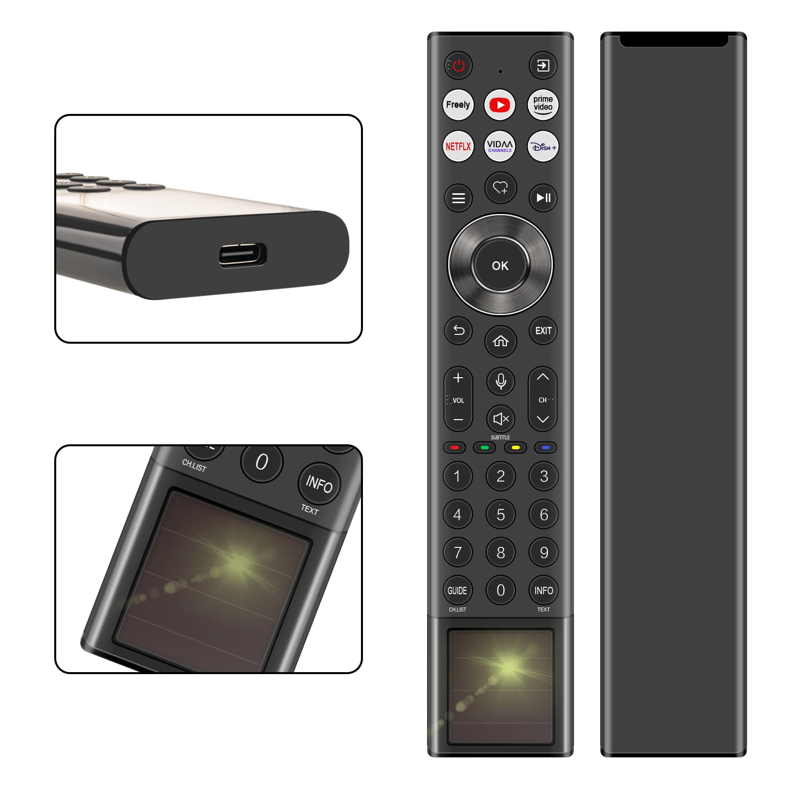 VINABTY Télécommande Remplacée Convient Pour EN2A30 Hisense Smart TV A4BG AE7000F 43A7100FTUK 43AE7000F 50A7100FTUK 50AE7000F 55A7100FTUK 58A7100FTUK 65A7100FTUK 65AE7000F