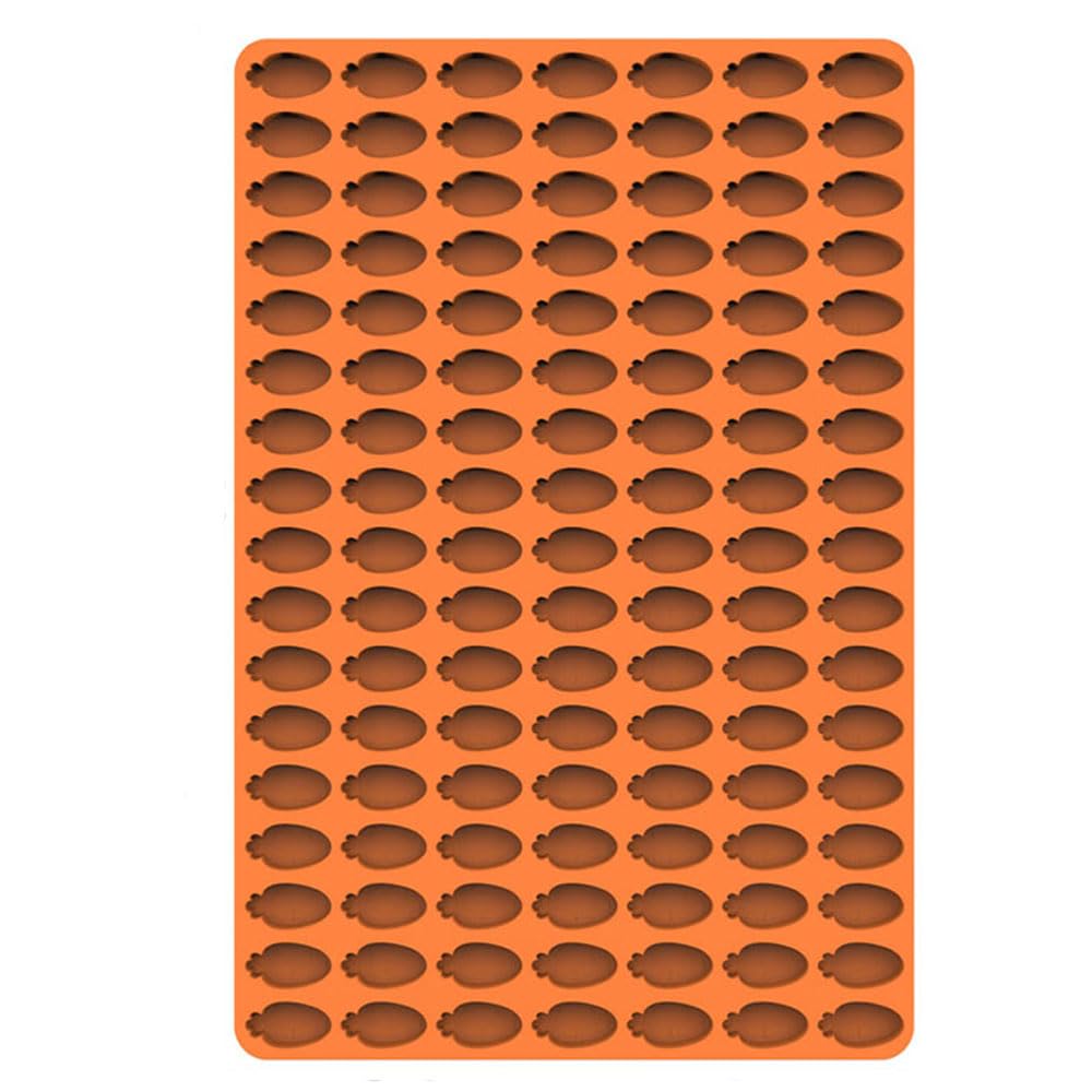 Carrot Shape Chocolate Mould Mini Candy & Ice Cube Trays Jelly Moulds Ice Cube Candy Moulds Chocolate Silicone Mold for Kids Cake Cupcake Decorations Candy Chocolate Baking Molds