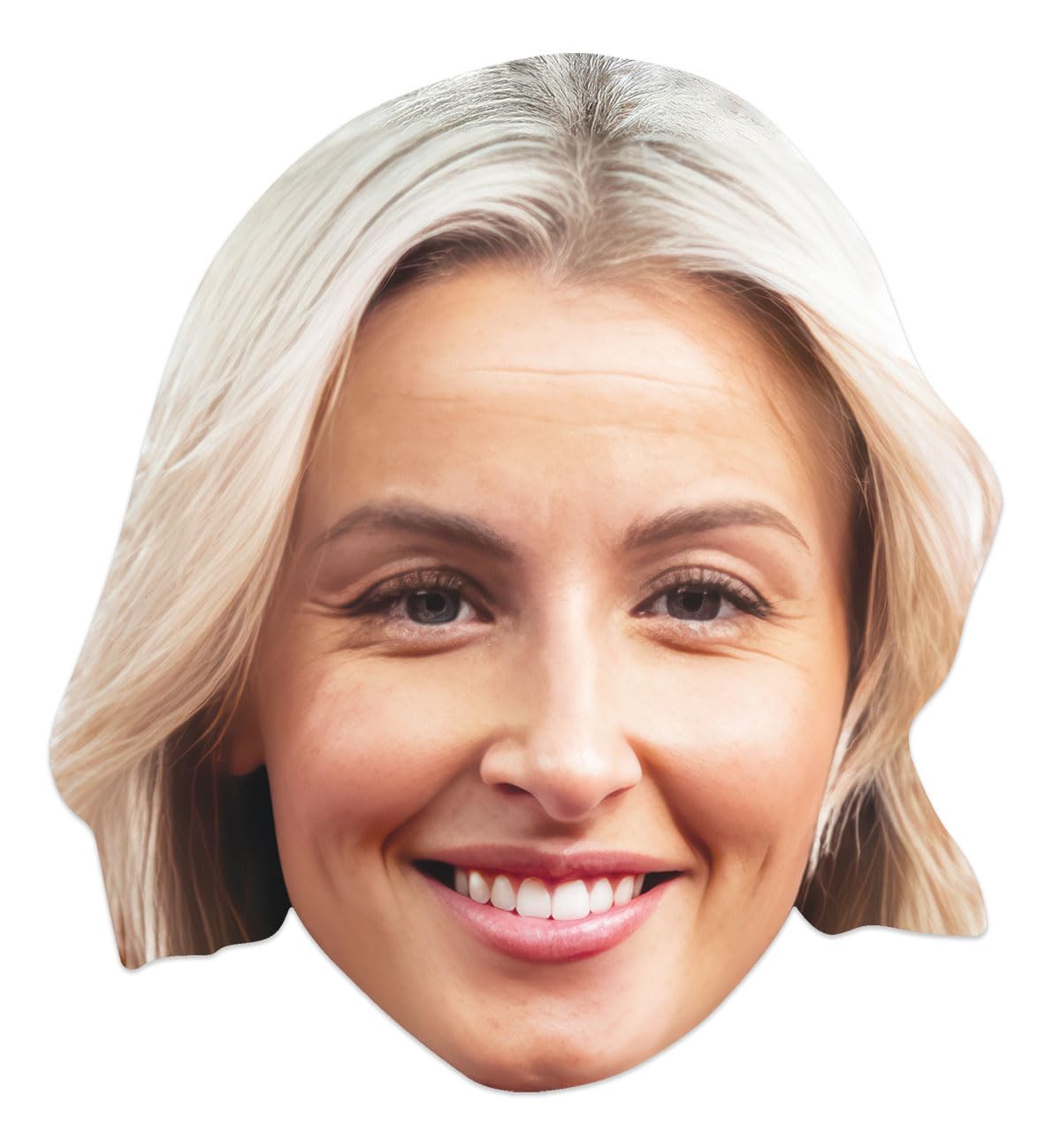 Star Cutouts CM281 Leah Williamson Cardboard Face Mask – England Football Fan Mask for Sports Parties & Events