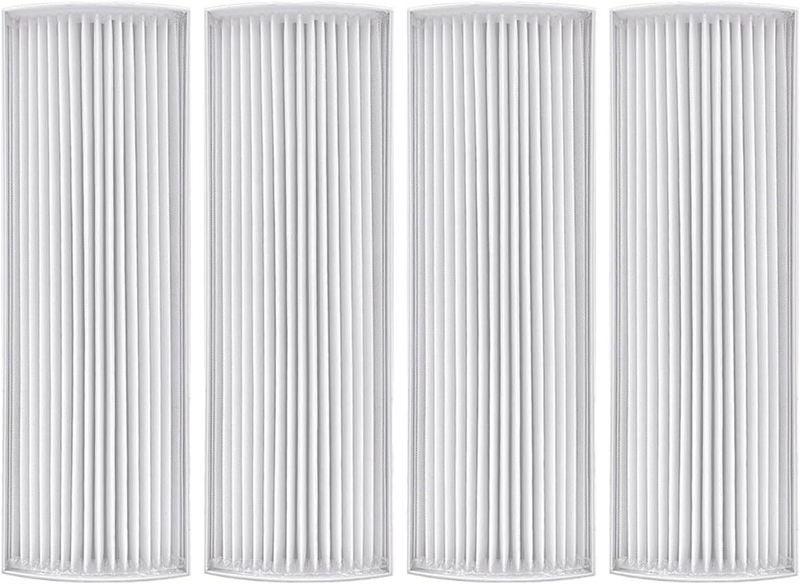 TPP220F HEPA Air Filter Replacement Compatible with Envion Therapure Air Purifier Models TPP220, TPP220F, TPP220H & TPP220M - 12.2” x 4.1” x 1.3”,4-Stage Filtration with Activated Carbon (4 Pack
