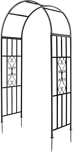 Cenadores, Curvo De Metal Endurables Hierro Enrejado Plantas De Soporte De Uso Para Al Aire Libre Jardín Cenador Plantas Escaladas Boda Arcos
