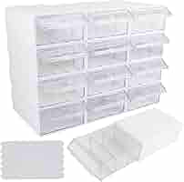 家具 PREDUCTS MODULE Drawer mini white Simply Tidy's White Modular Mobile Chest- Rolling Cabinet