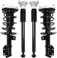 Vista 106 de Detroit Axle - Amortiguadores de muelles helicoidales RWD para Dodge Charger 2012-2020, 2012-2019 Challenger 2 Amortiguadores delanteros completos