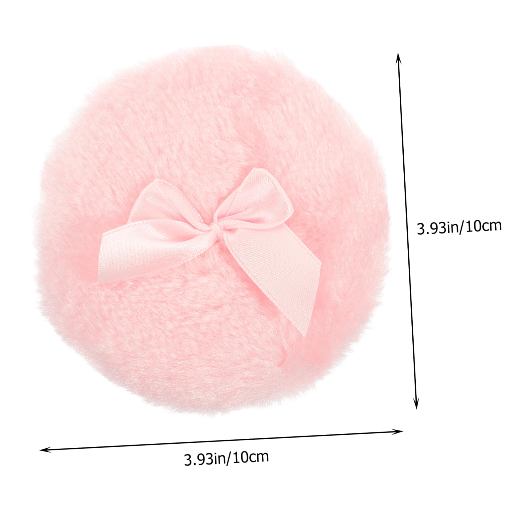LIFKOME 3Pcs Body Powder Comfortable Bowknot Design Fluffy Touch for Mom Use for Travel Home Application