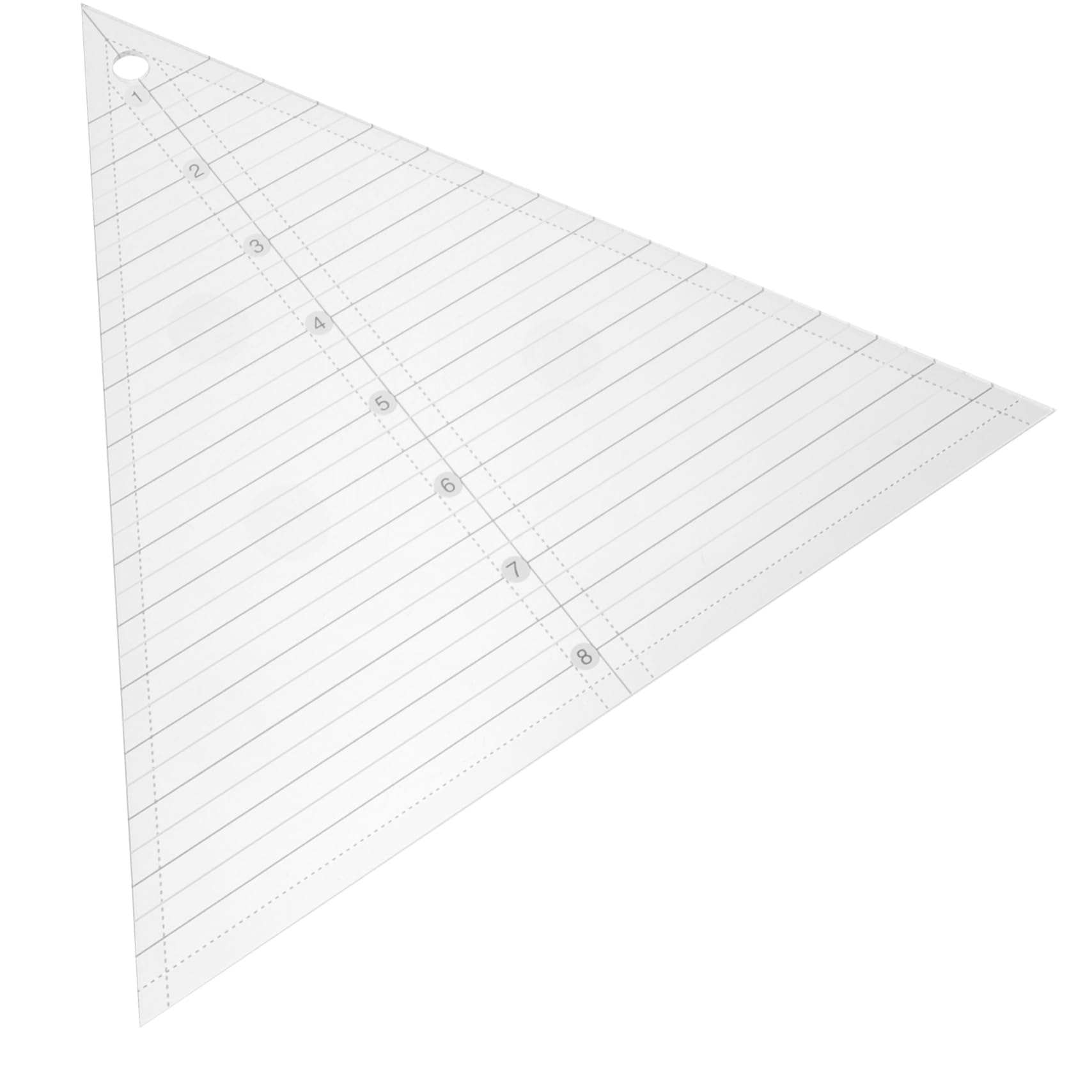 Gadpiparty 3 Piezas plantilla de regla de acolchado pequeño forma geométrico regla de corte tela y plantillas de quilters Achas de de acolchado Herramientas de o Acrílico