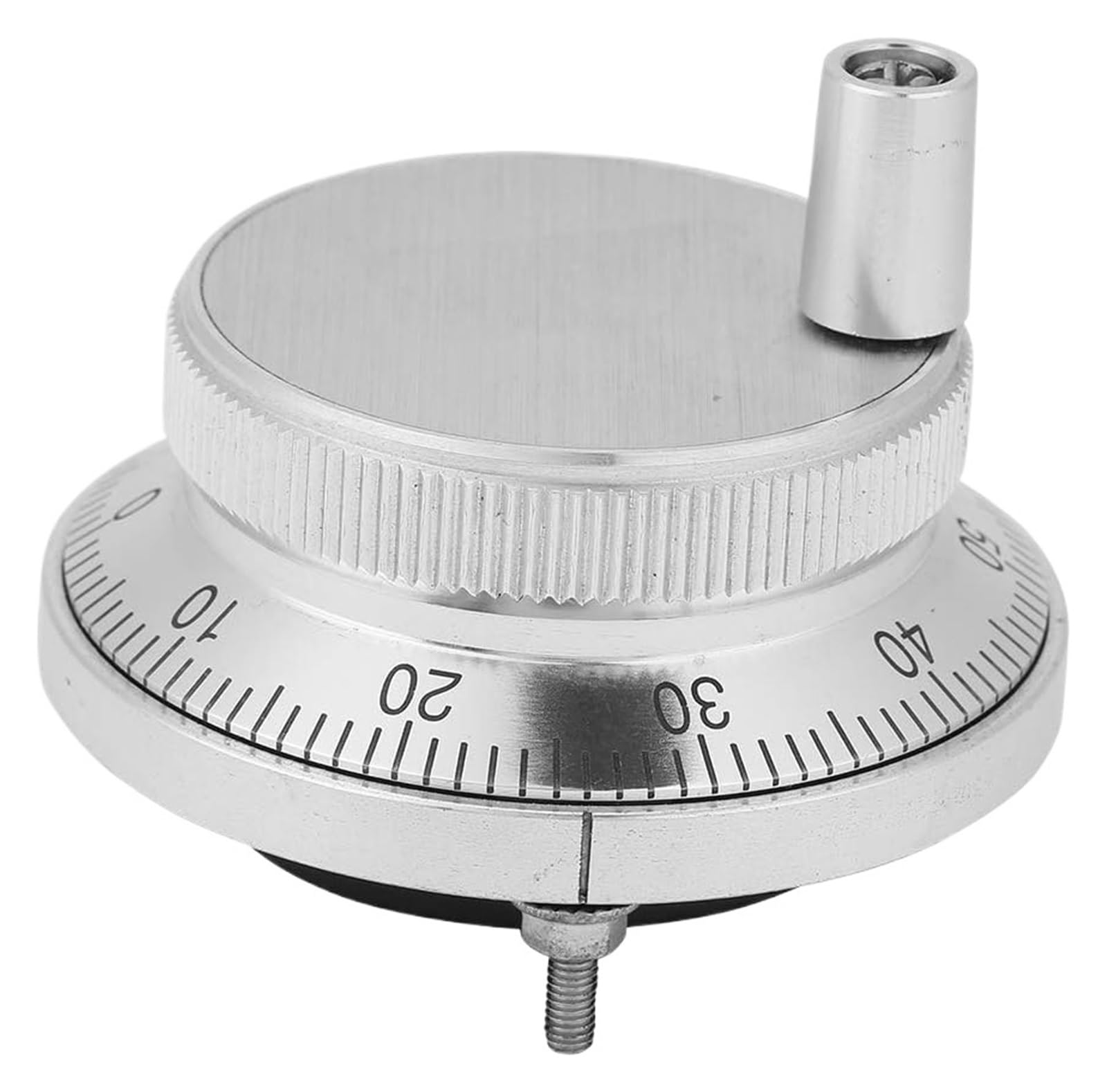 WUDCW Handwheel 5V 60mm Diameter 4 Terminal Manual Pulse Generator Electronic Handwheel with Handle(60mm 4Pin 5V 100PPR)