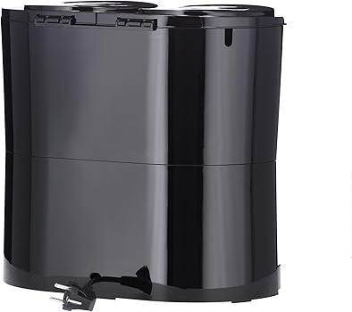 SEVERIN - Cafetera de goteo Duo hasta 16 tazas, Cafetera de filtro compacta / Cafetera americana con 2 jarras termo, Con Desconexión Automática, Negro, KA 93154