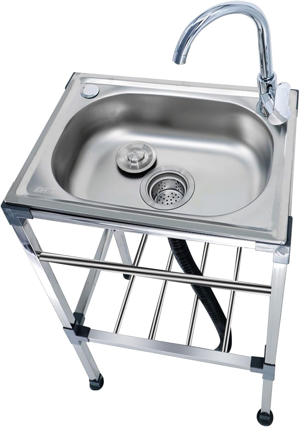 Spüle Edelstahl,Edelstahl Waschbecken für den Außenbereich,Outdoor