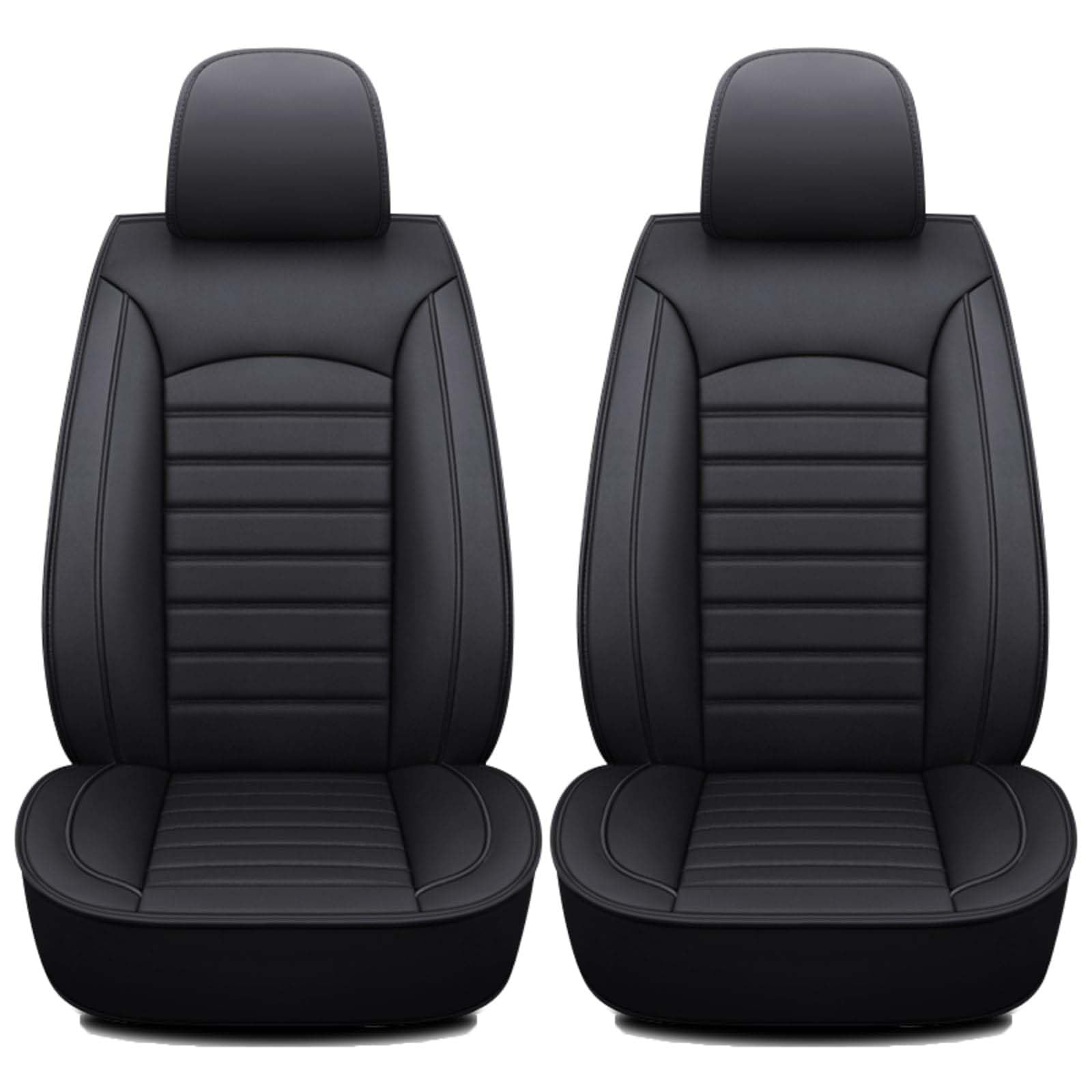 SJPJDGFC Car Seat Covers for Chery Omoda 5 C5 Fownix FX 2022-2025, 2 Piece Front Leather Seat Protectors, Waterproof Wear-Resistant Automotive Cushions, Interior Protection,A