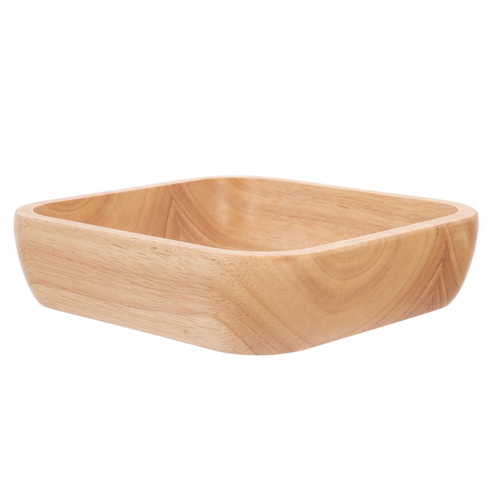 Saladier carré en bois pour repas de famille et tables de restaurant