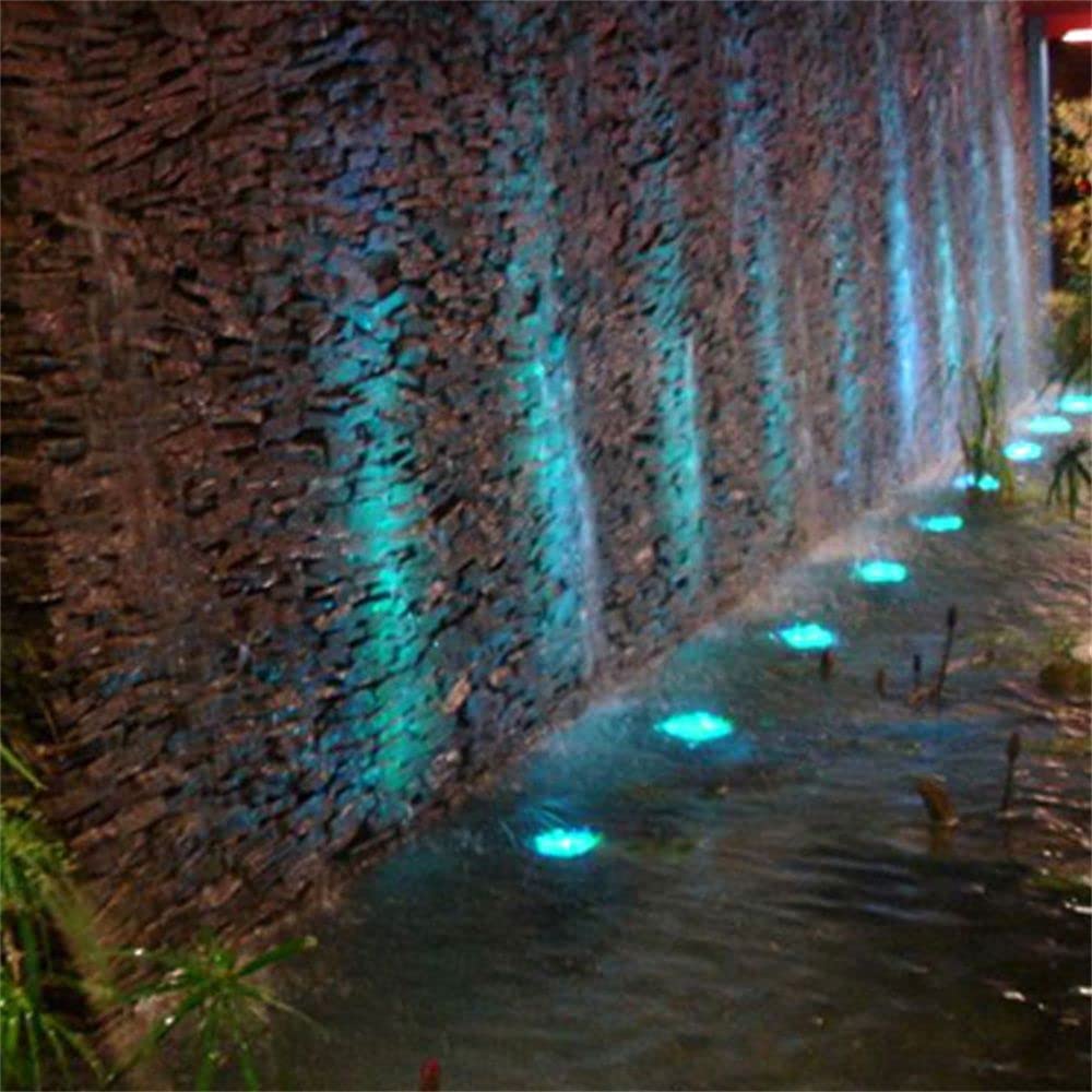 Luci subacquee per laghetto IP68, Impermeabili, a LED sommergibili, per Giardino, Piscina, Feste e Fontana, 6W, Bianche.