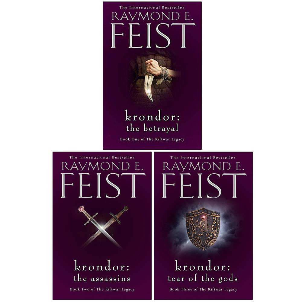 Riftwar Legacy Series Raymond E. Feist 3 Books Collection Set (Krondor: The Betrayal,The Assassins,Tear Of The Gods)