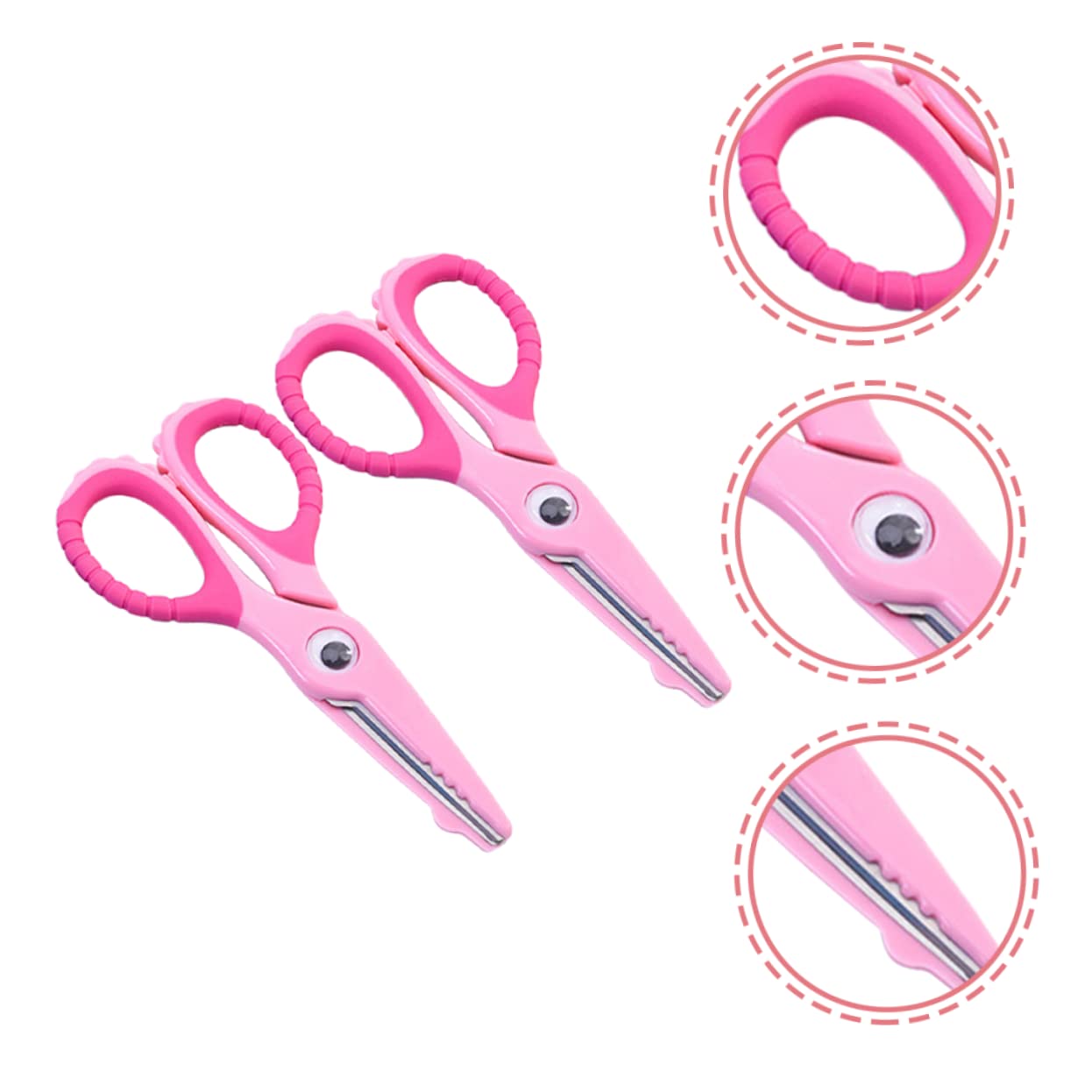 STOBOK 6pezzi Per Ragazza Punta Arrotondata Per Lavori Scrapbooking Strumenti Leggeri e Facili Da Usare Per Scuola e Casa