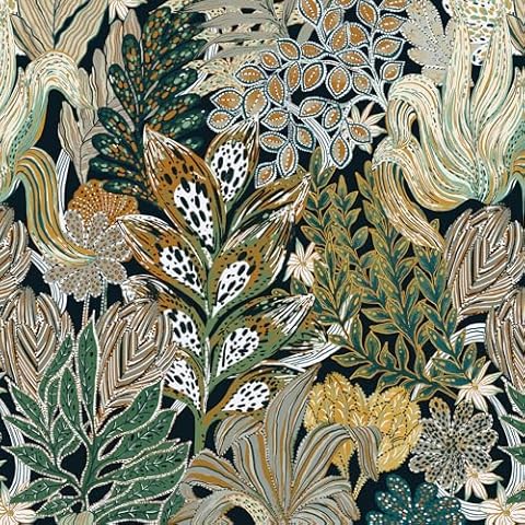 Yomshi Self-Adhesive Green Leaves Wallpaper Cover