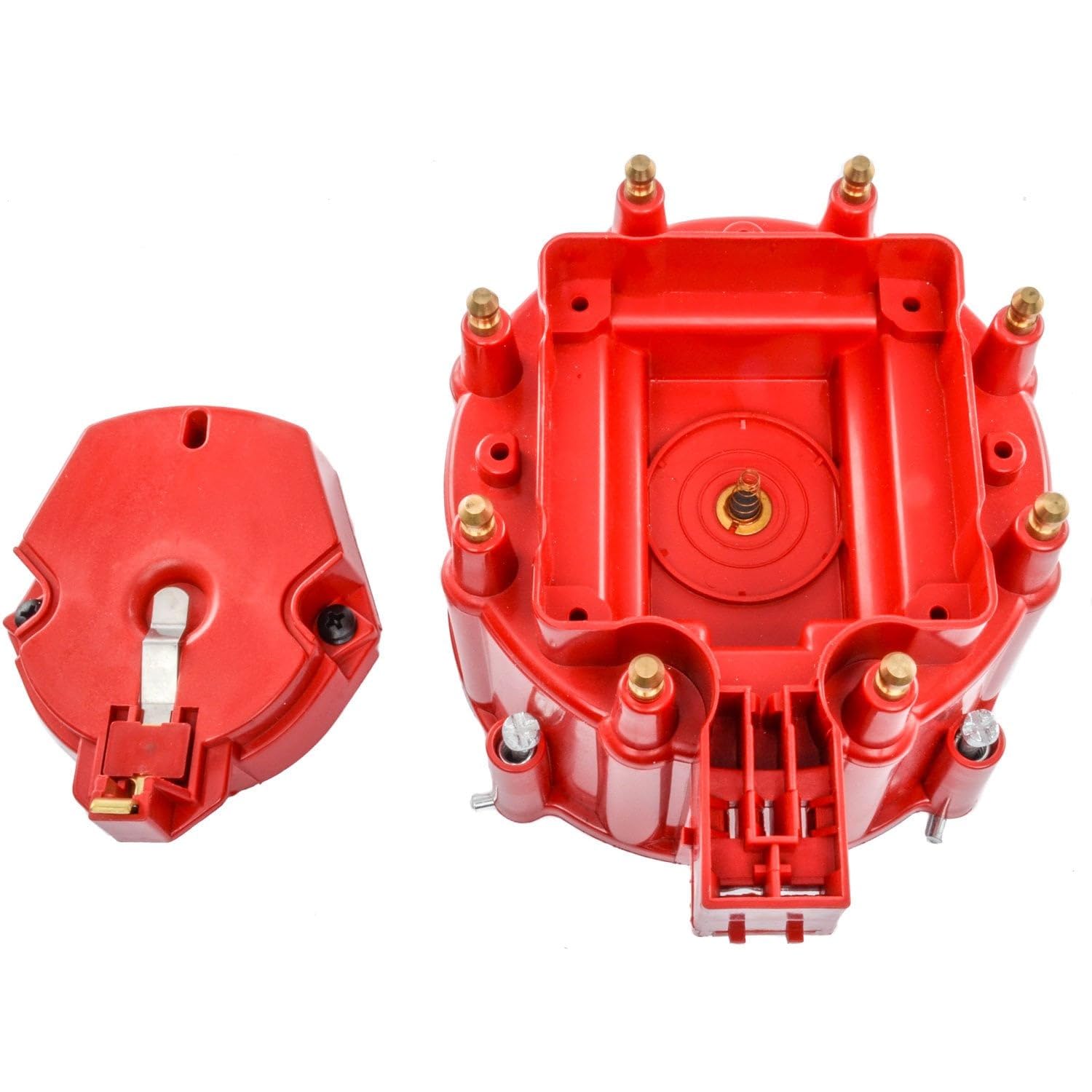 シボレー V-8 HEI ディストリビューターキャップ＆ローター Amazon.com: Distributor Cap and Rotor Kit for 1974-1990 GM HEI
