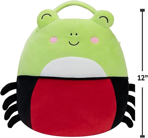 Miniatura 5 de Squishmallows Cubo de golosinas original de Wendy the Spider Frog - Cubo de felpa oficial ultrasuave de Jazwares