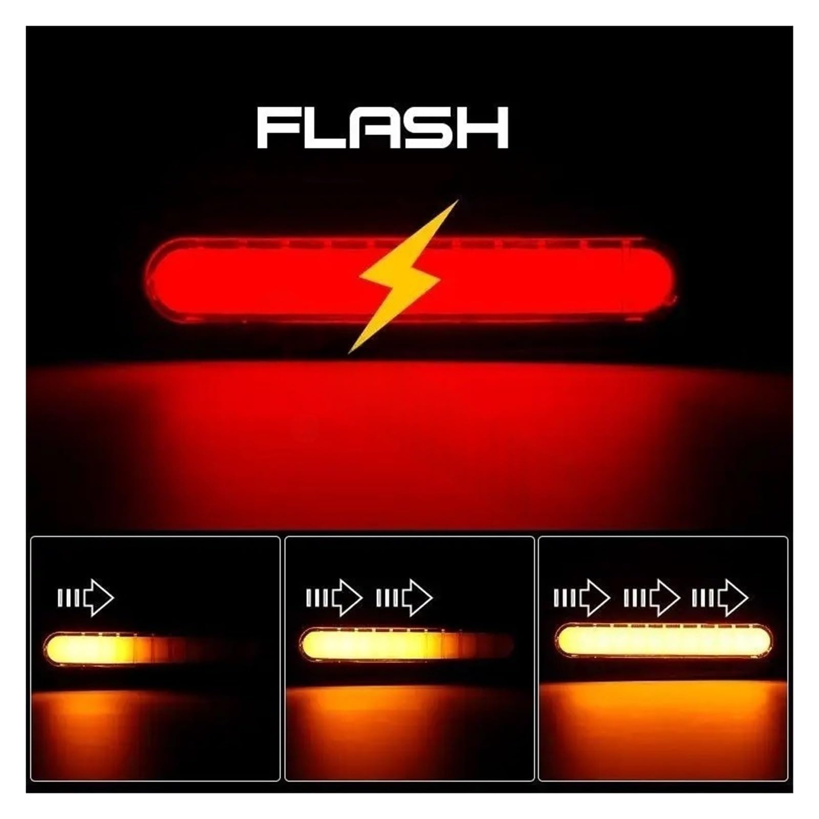 Fanale posteriore per moto Indicatore LED 10mm Moto Luci Per Ambra Anteriore Posteriore Lampeggiatore Fanale Posteriore Fanale Posteriore Bianco DRL Lampeggiatore Rosso