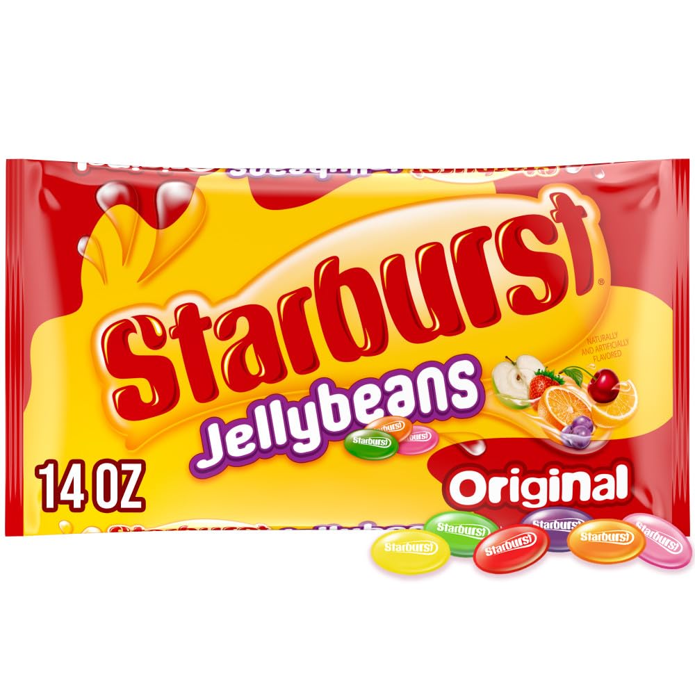 STARBURST Original Jelly Beans Gummy Candy 14 oz Bag