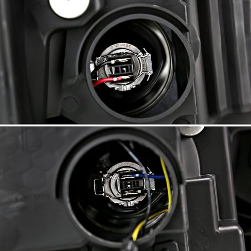 Vista 8 de SPEC-D TUNING Faros delanteros cromados de doble proyector con señal de giro LED secuencial y animación de arranque compatible con Dodge Ram 2500