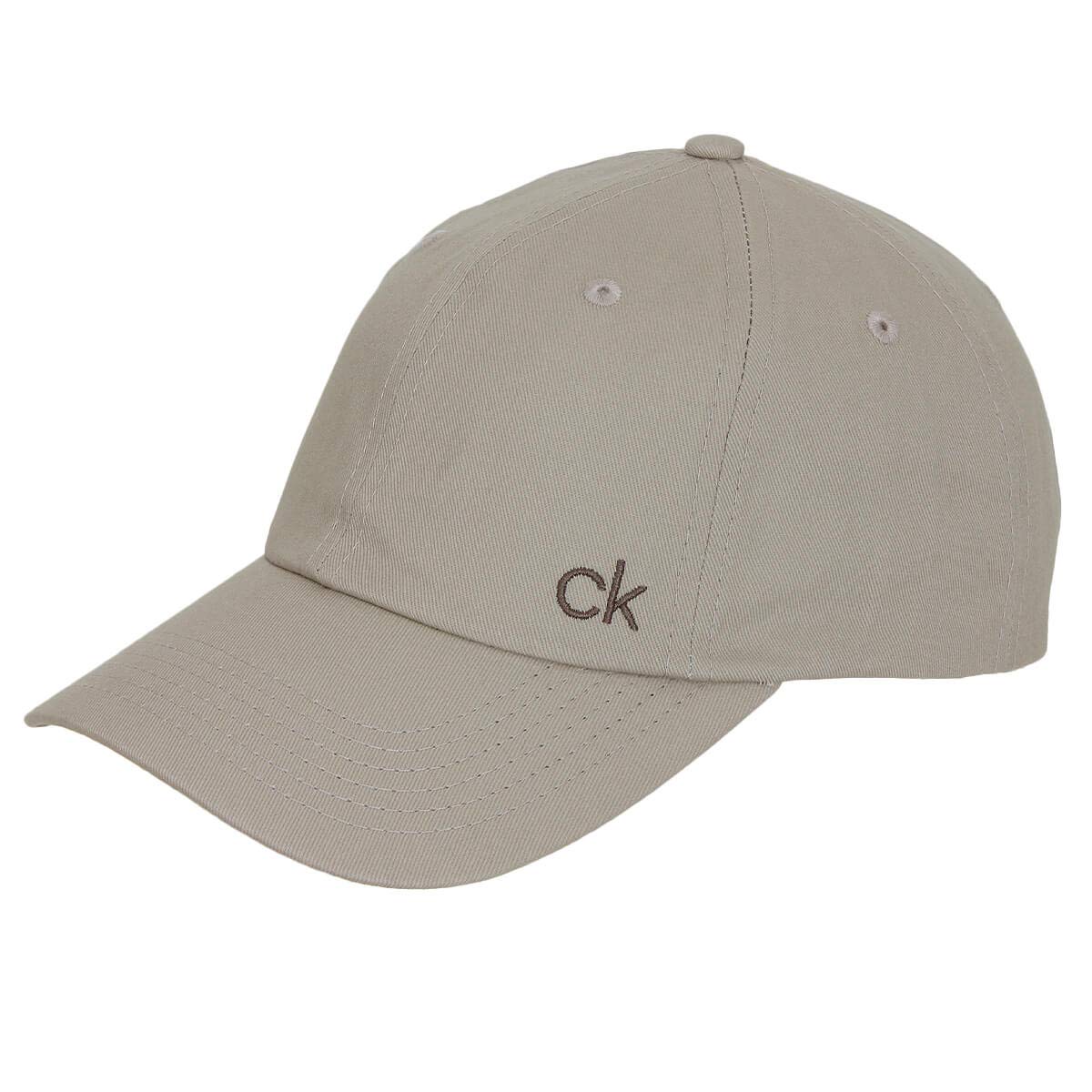 Calvin Klein - Men's Cotton Twill Cap - Baseball Cap for Men Calvin Klein Embroidered Logo - 100% Grey Cotton - Men's Baseball Caps