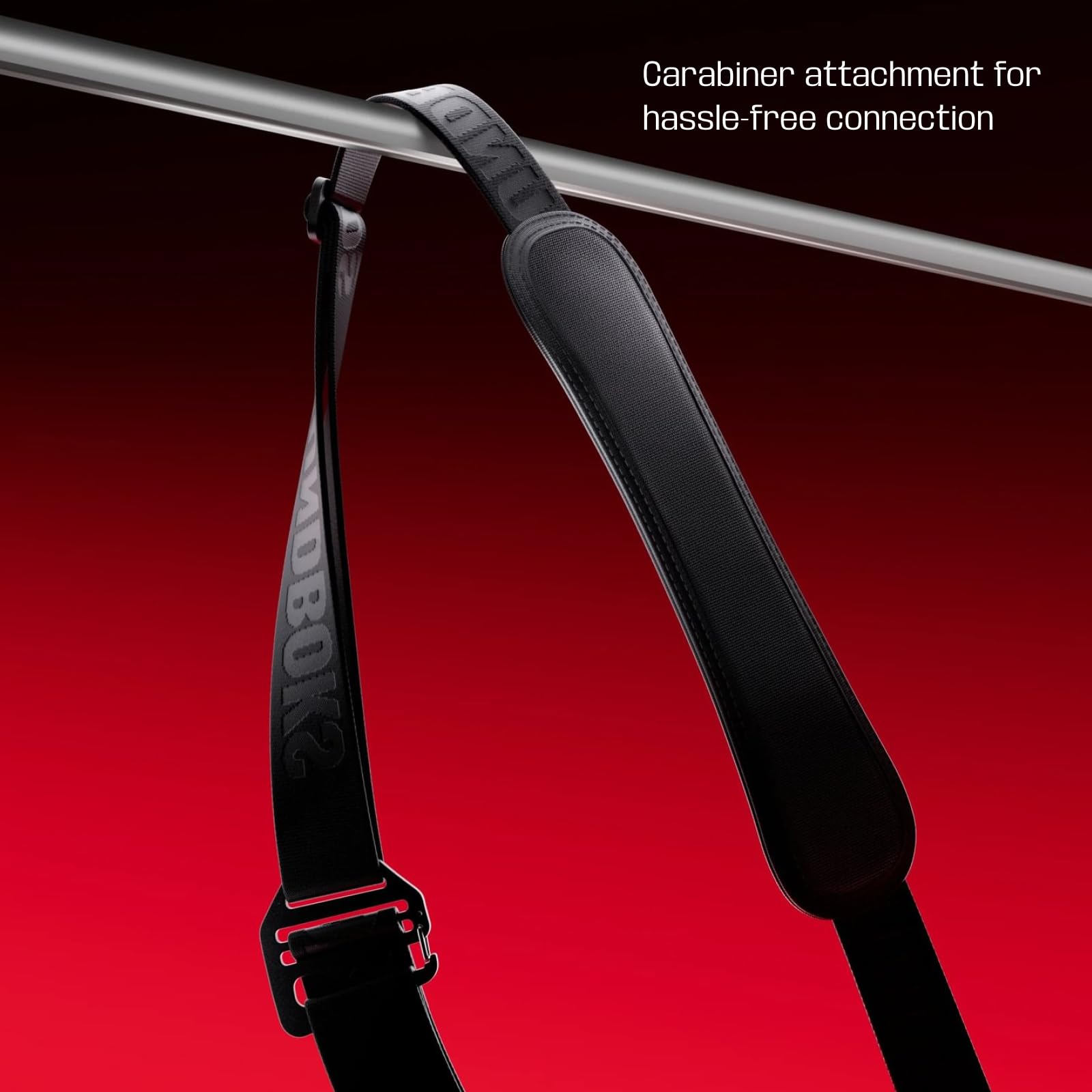SOUNDBOKS Strap 2.0 - Verstellbarer Tragegurt - Ergonomisches Schulterpolster - Kompatibel mit Soundboks Mix - (Schwarz)
