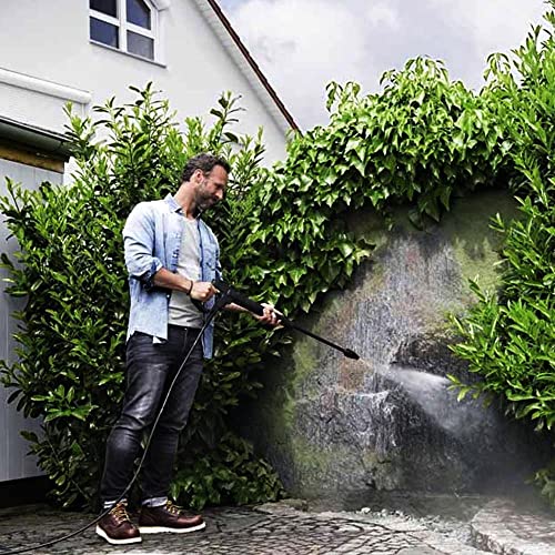 Kärcher Pressure Washer K 2 Compact, pressure: 110 bar, flow rate: 360 l/h, area performance: 20 m²/h, water filter, weight: 3.74 kg, high-pressure hose and gun, dirt blaster, spray lance - Image 5